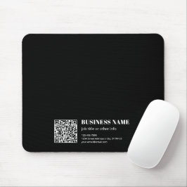 Custom QR code & Editable Retro-Modern Text Mousepad