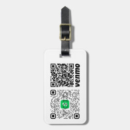 Custom QR Code Lugtag Gepäckanhänger