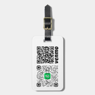 Custom QR Code Lugtag Gepäckanhänger