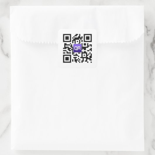 Custom QR Code Stickers (Tasche)