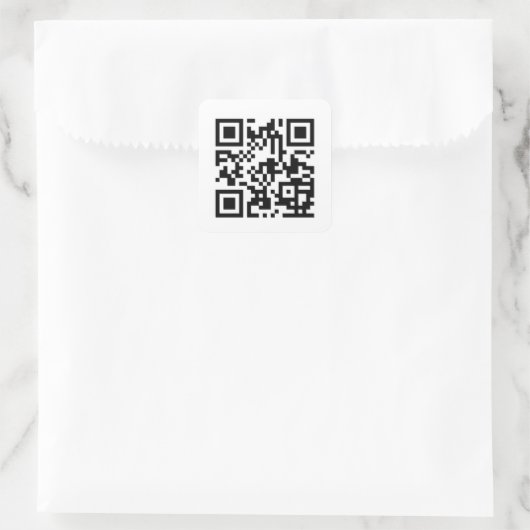 Custom QR Code Stickers (Tasche)