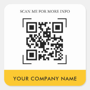 Custom QR Code Stickers