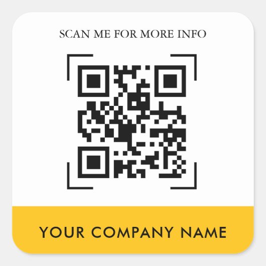 Custom QR Code Stickers (Vorderseite)