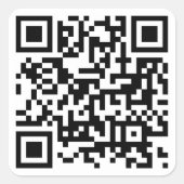 Custom QR Code Stickers (Vorderseite)