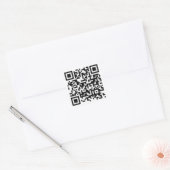 Custom QR Code Stickers (Umschlag)