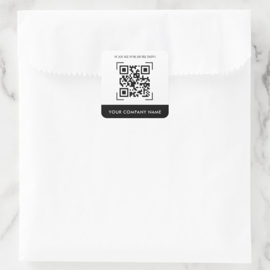 Custom QR Code Stickers (Tasche)