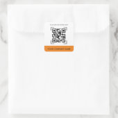 Custom QR Code Stickers (Tasche)