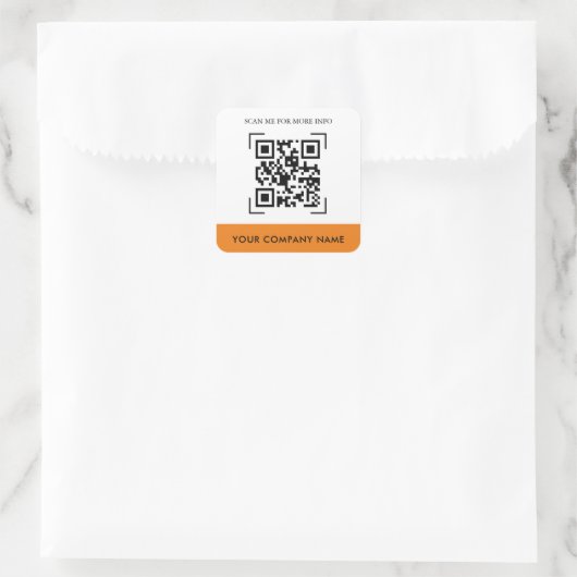 Custom QR Code Stickers (Tasche)