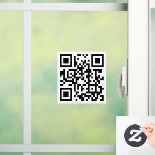 Custom QR Code Stickers: Boost your business Fensteraufkleber (Zuhause)