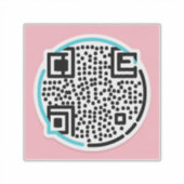 Custom QR Code Stickers for Traders Aufkleber (Vorderseite)