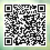 Custom QR Code Store Business Chic Trendy Fensteraufkleber (Blatt 3)
