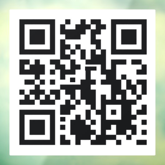 Custom QR Code Store Verkauf Business elegant mode Fensteraufkleber (Blatt 3)