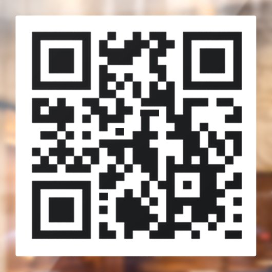Custom QR Code Store Verkauf Business elegant mode Fensteraufkleber (Blatt 2)