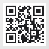 Custom QR Code Store Verkauf Business elegant mode Fensteraufkleber (Blatt)