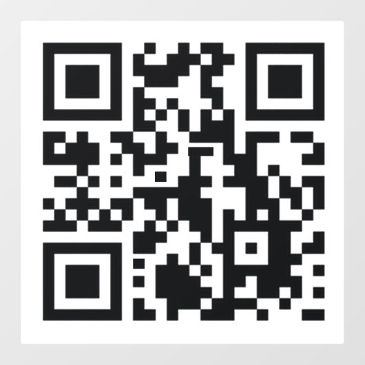 Custom QR Code Store Verkauf Business elegant mode Fensteraufkleber (Blatt)
