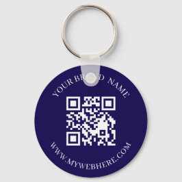 Custom QR Code Text Color Promo Keychains Schlüsselanhänger