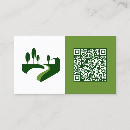 Custom QR Laderäume Visitenkarte (Vorderseite)