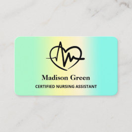 Custom QR Nursing CNA Visitenkarte