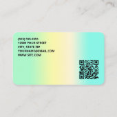 Custom QR Nursing CNA Visitenkarte (Rückseite)