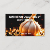 Custom QR Nutrition Coach Visitenkarte (Vorderseite)