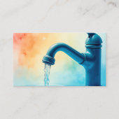 Custom QR Plumber Visitenkarte (Vorderseite)