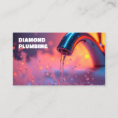 Custom QR Plumber Visitenkarte (Vorderseite)