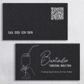 Custom QR Premium Barkeeper Telefonnummerkarte