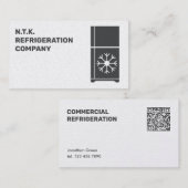 Custom QR Refrigeration Visitenkarte (Vorne/Hinten)