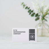 Custom QR Refrigeration Visitenkarte (Stehend Vorderseite)