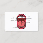 Custom QR Speech Therapist Visitenkarte (Vorderseite)