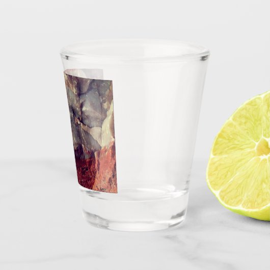Custom Quarz Rock Shot Glass Schnapsglas (Rechts)