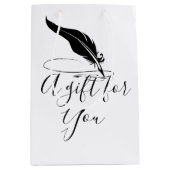 Custom quill pen mittlere geschenktüte (Vorderseite)