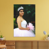 Custom Quinceañera Foto Leinwanddruck (Insitu (Wohnzimmer))
