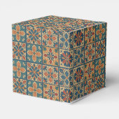 Custom Quinceañera Red Dress Vintag Style Geschenkschachtel (Rückseite)