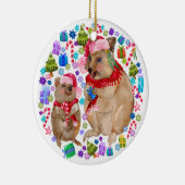 Custom Quokka-Familie Keramik Ornament (Rechts)