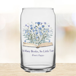 Custom Quote Blue Flowers Grow From Book Dosenglas