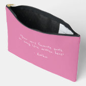 Custom quote - create your own pink zubehörtasche (Offen)