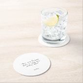 Custom quote - create your own  runder pappuntersetzer (Vor Ort)