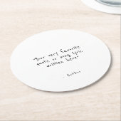 Custom quote - create your own  runder pappuntersetzer (Angewinkelt)