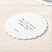 Custom quote minimalist untersetzer (angewinkelt)