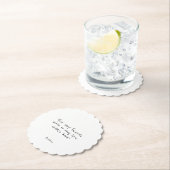 Custom quote minimalist untersetzer (Vor Ort)