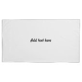 Custom Quote Off Pillowcases – Personalized Bedr Kissenbezug (Vorderseite-Links)