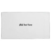 Custom Quote Off Pillowcases – Personalized Bedr Kissenbezug (Vorderseite-Rechts)