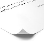 Custom Quote Poster (Ecke)