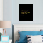 Custom Quote Print Gold Fossil Zitat Wand Kunst Foliendrucke (In Situ (Schlafzimmer))