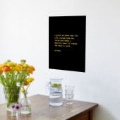 Custom Quote Print Gold Fossil Zitat Wand Kunst Foliendrucke (Ablage(Küche))