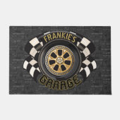 Custom Racing Flag Frisierte Auto Muscle Car Garag Fußmatte (Vorderseite)