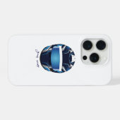 Custom Racing Helmet Graphic – Professional Driver iPhone Hülle (Rückseite (Horizontal))