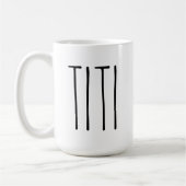 Custom RAE DUNN TITI Kaffee Tasse (Links)