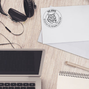 Custom Ragamuffin Cat Rücksendeadresse Gummistempel